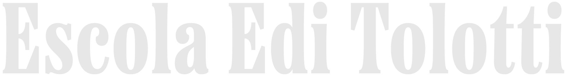 Logotipo da Escola Edi Tolotti